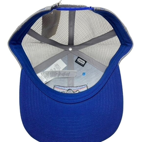 Patagonia Fitz Roy Horizons Trucker Hat Snapback Blue Adjustable. B32 main image 5